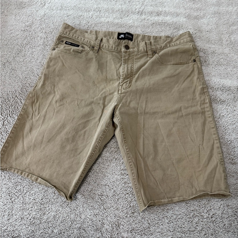 Nike Tan Knee-Length Shorts